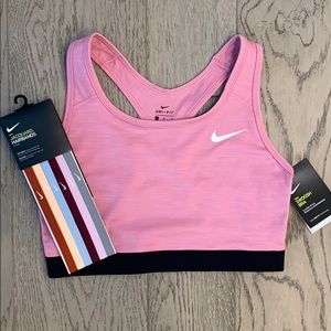 Nike Swoosh Sports Bra and Hairbands